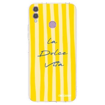 Picasee silikonový průhledný obal pro Honor 8X - Ladolcevita