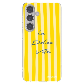 Picasee silikonový průhledný obal pro Samsung Galaxy S24 S921B 5G - Ladolcevita