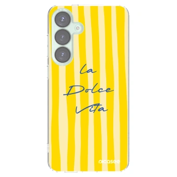 Picasee silikonový průhledný obal pro Samsung Galaxy S25+ 5G - Ladolcevita