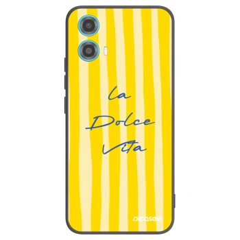 Picasee silikonový černý obal pro Motorola Moto G34 5G - Ladolcevita