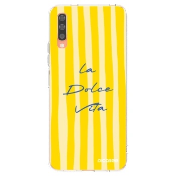 Picasee silikonový průhledný obal pro Samsung Galaxy A70 A705F - Ladolcevita