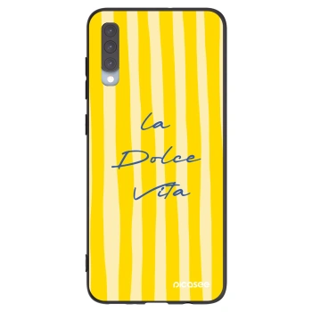 Picasee silikonový černý obal pro Samsung Galaxy A70 A705F - Ladolcevita