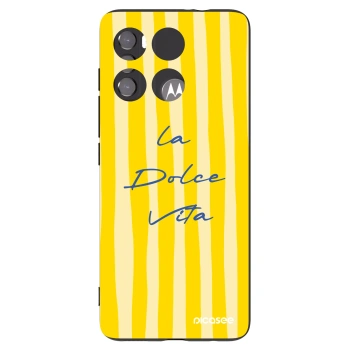 Picasee silikonový černý obal pro Motorola Edge 60 5G - Ladolcevita