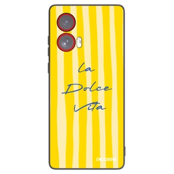 Picasee silikonový černý obal pro Motorola Edge 50 Fusion - Ladolcevita