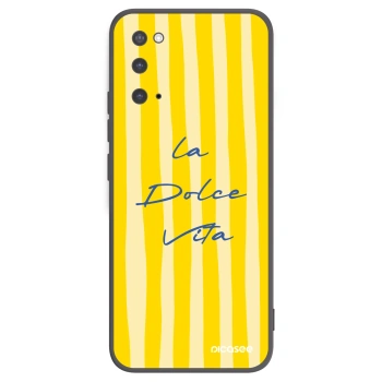 Picasee silikonový černý obal pro Samsung Galaxy S20 G980F - Ladolcevita
