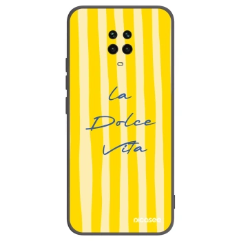 Picasee silikonový černý obal pro Xiaomi Redmi Note 9 Pro - Ladolcevita
