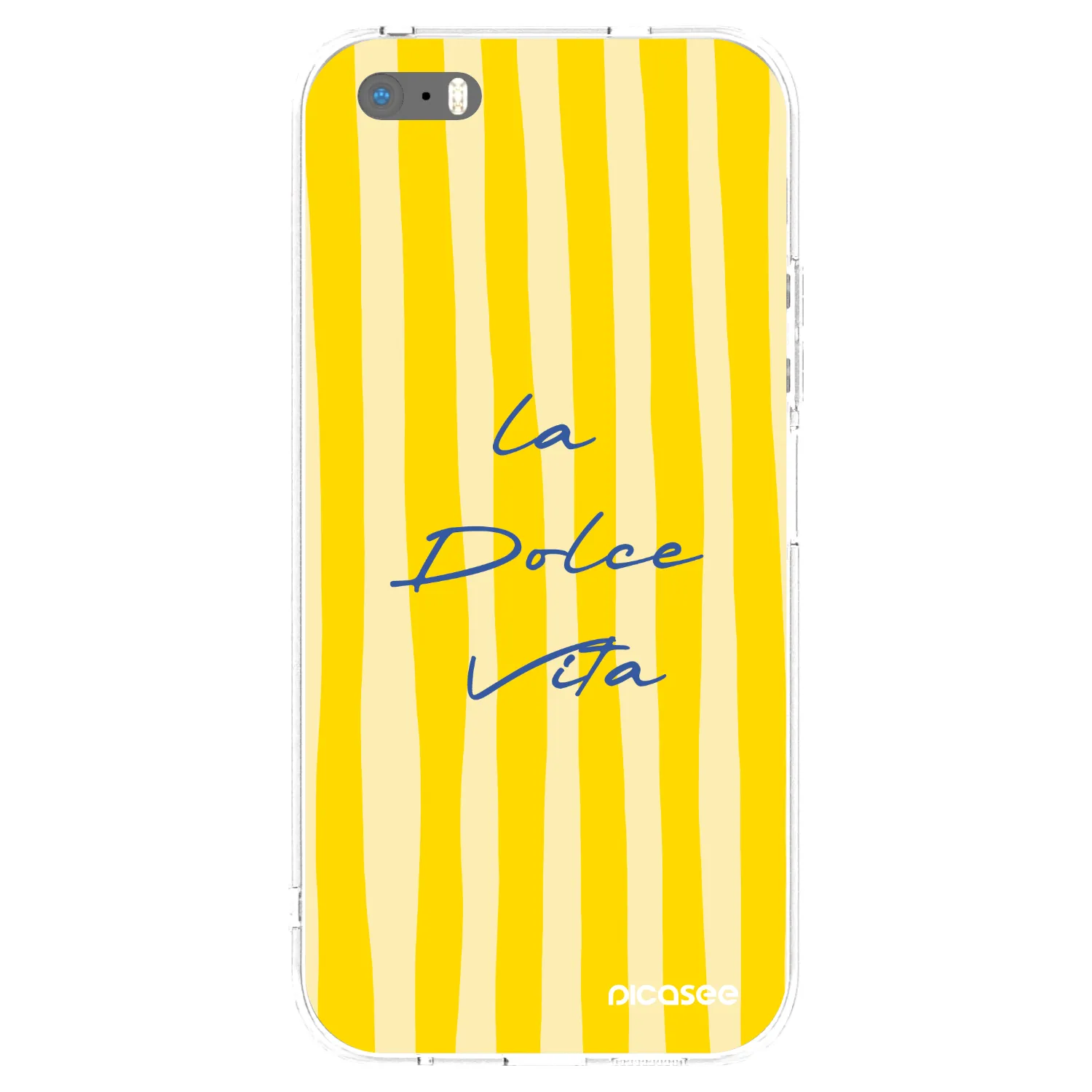 Picasee silikonový průhledný obal pro Apple iPhone 5/5S/SE - Ladolcevita