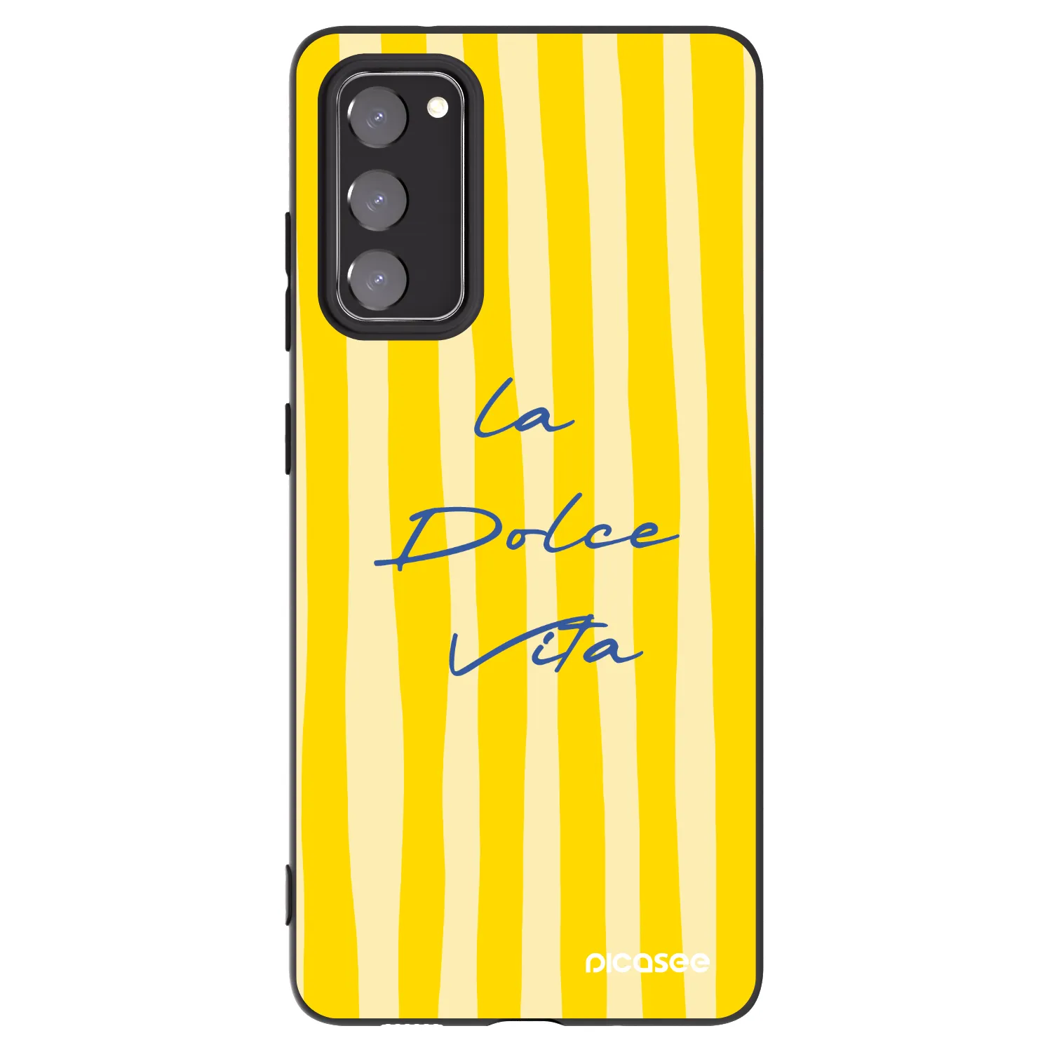 Picasee silikonový černý obal pro Samsung Galaxy S20 FE - Ladolcevita