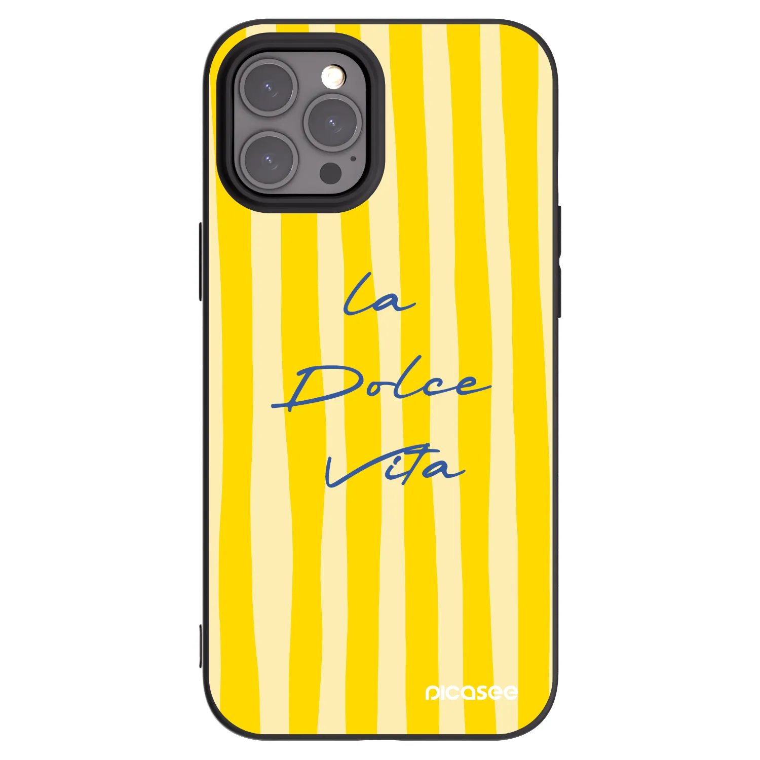 Picasee silikonový černý obal pro Apple iPhone 12 Pro Max - Ladolcevita