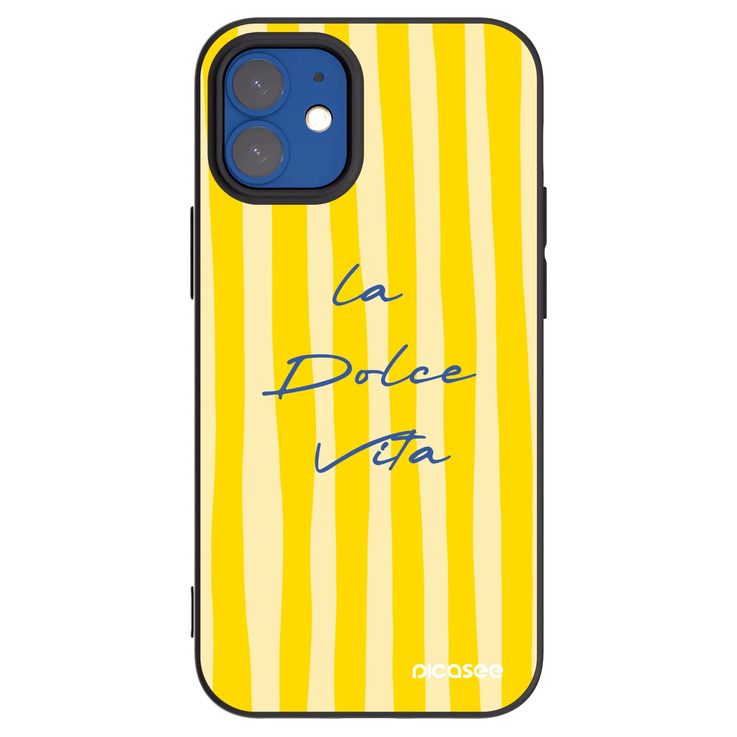 Picasee silikonový černý obal pro Apple iPhone 12 mini - Ladolcevita