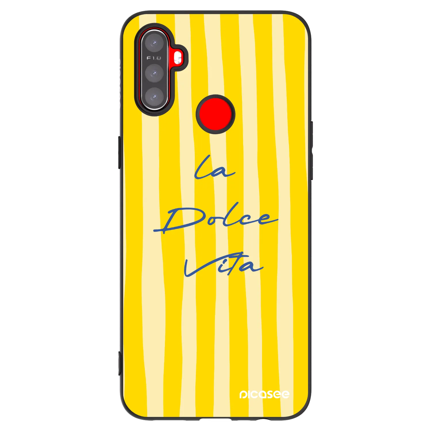 Picasee silikonový černý obal pro Realme C3 - Ladolcevita