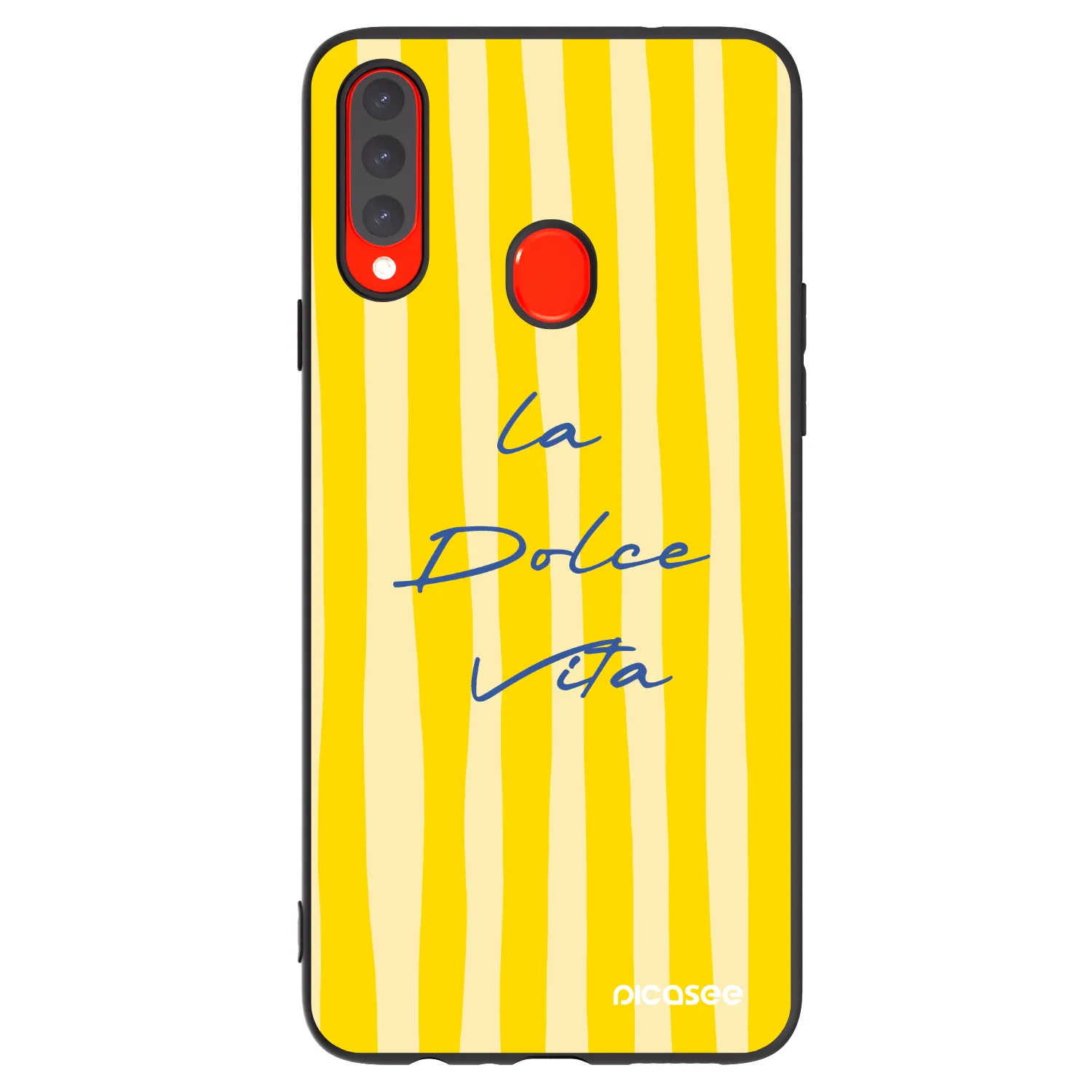 Picasee silikonový černý obal pro Samsung Galaxy A20s - Ladolcevita