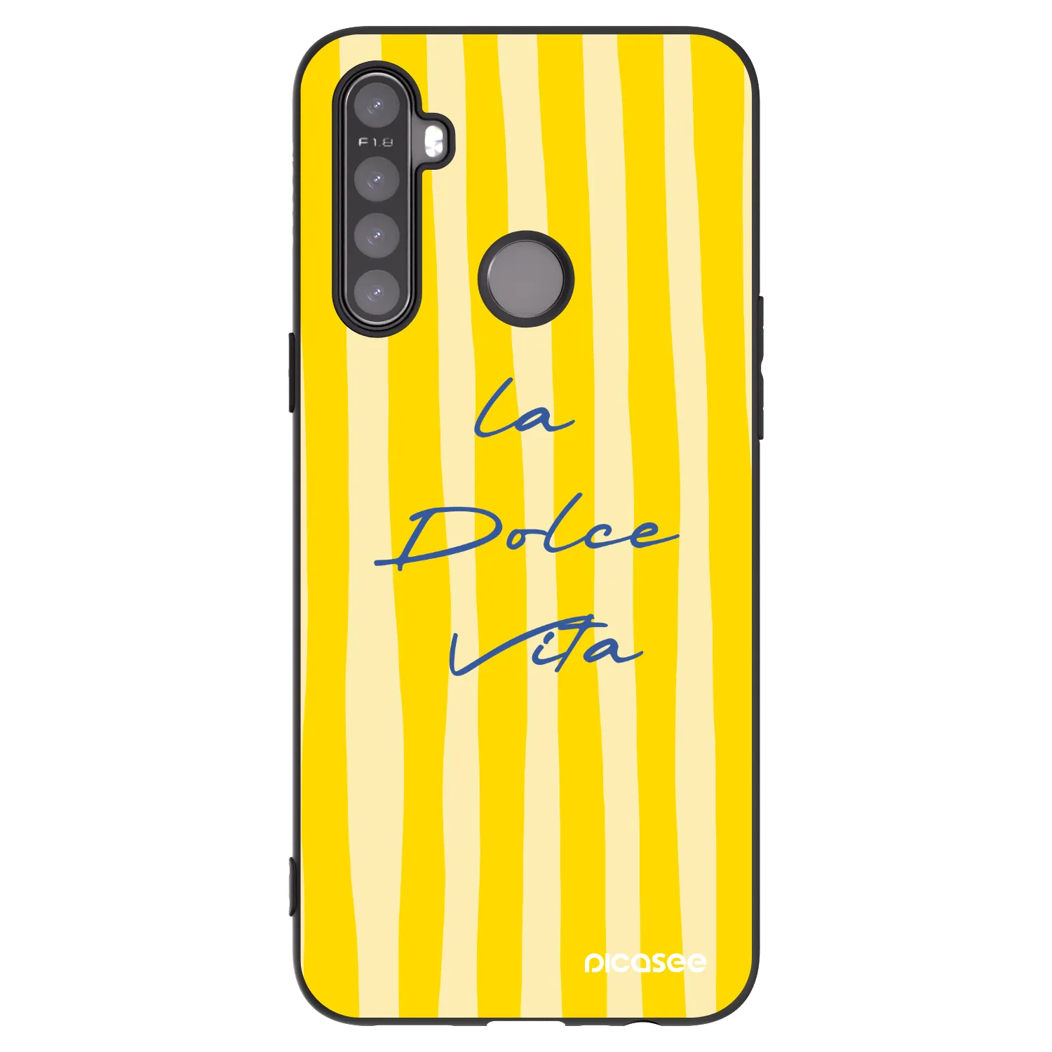 Picasee silikonový černý obal pro Realme 5 - Ladolcevita