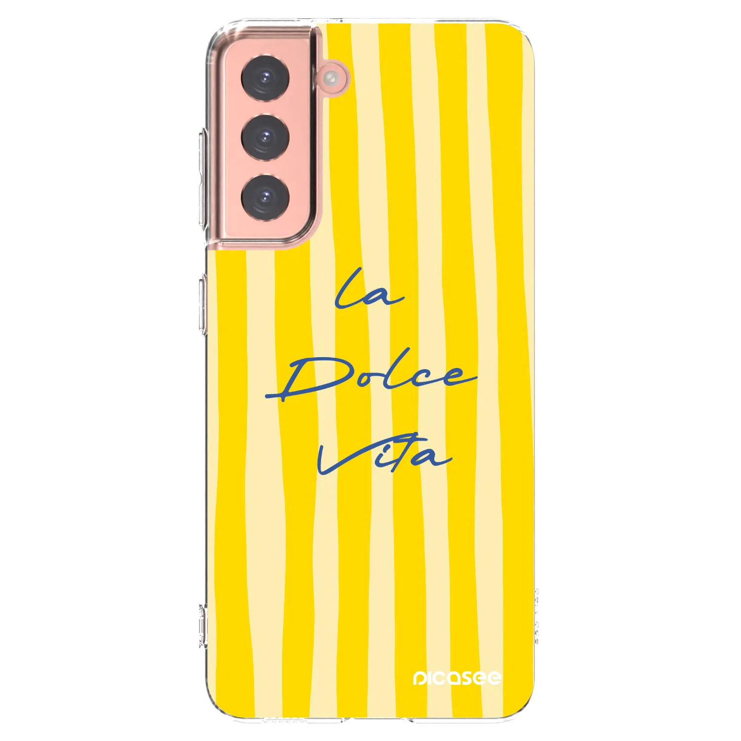 Picasee silikonový průhledný obal pro Samsung Galaxy S21 5G G991B - Ladolcevita