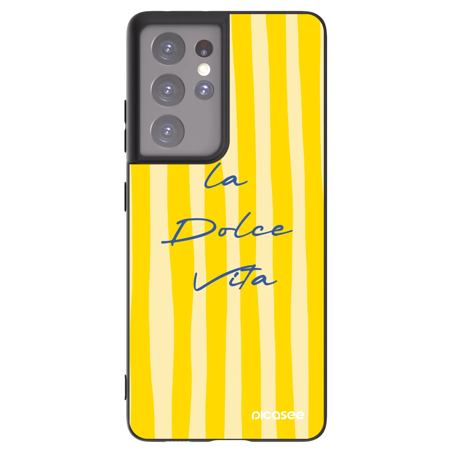 Picasee silikonový černý obal pro Samsung Galaxy S21 Ultra 5G G998B - Ladolcevita