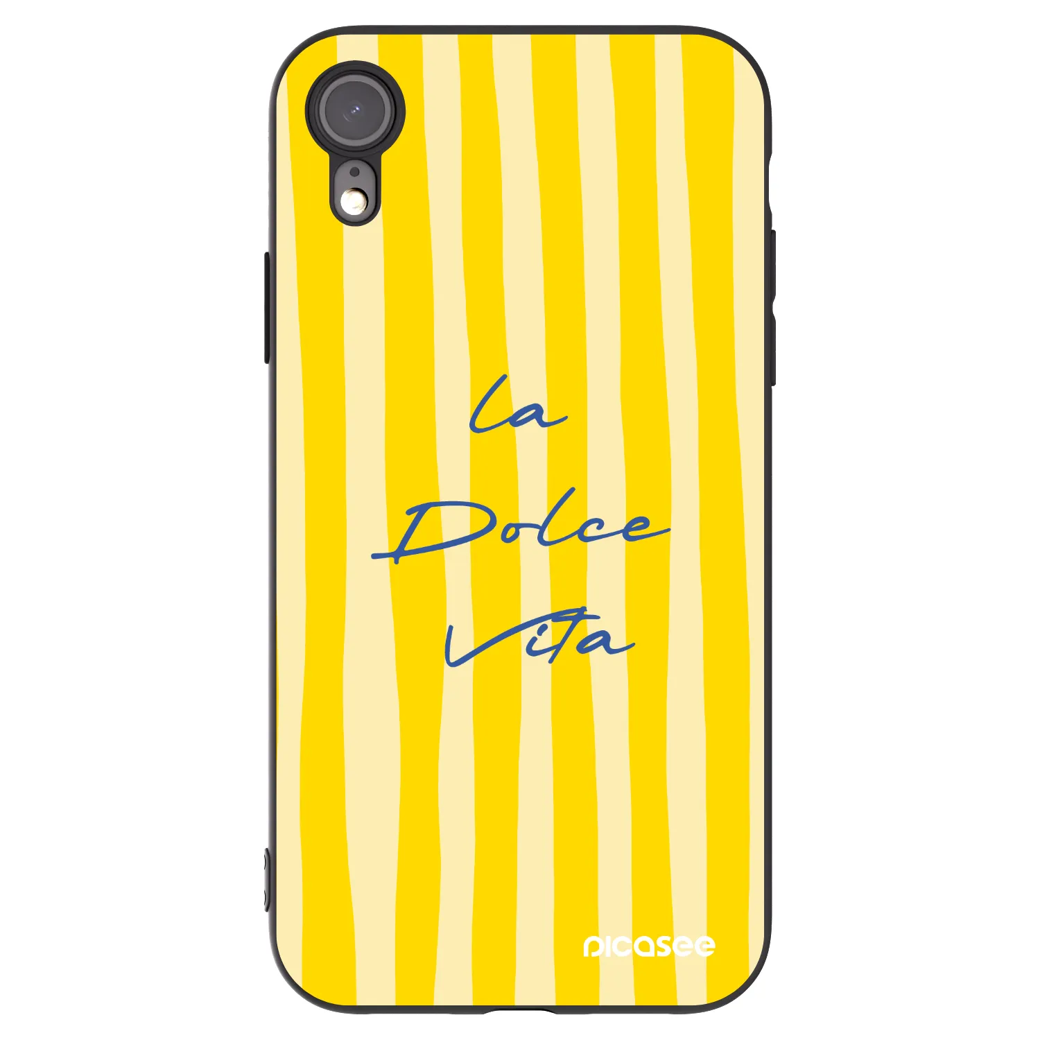 Picasee silikonový černý obal pro Apple iPhone XR - Ladolcevita