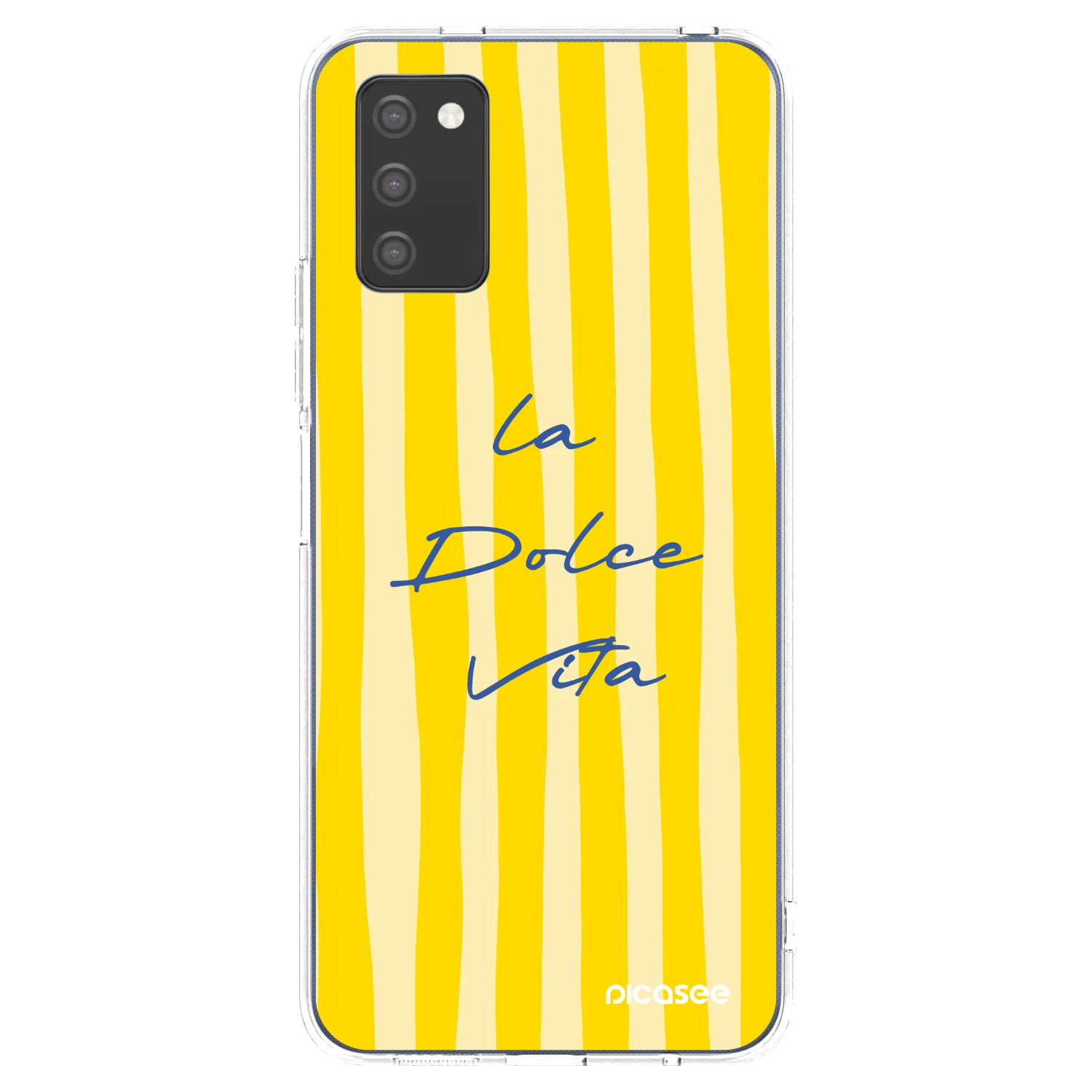 Picasee silikonový průhledný obal pro Samsung Galaxy A02s A025G - Ladolcevita