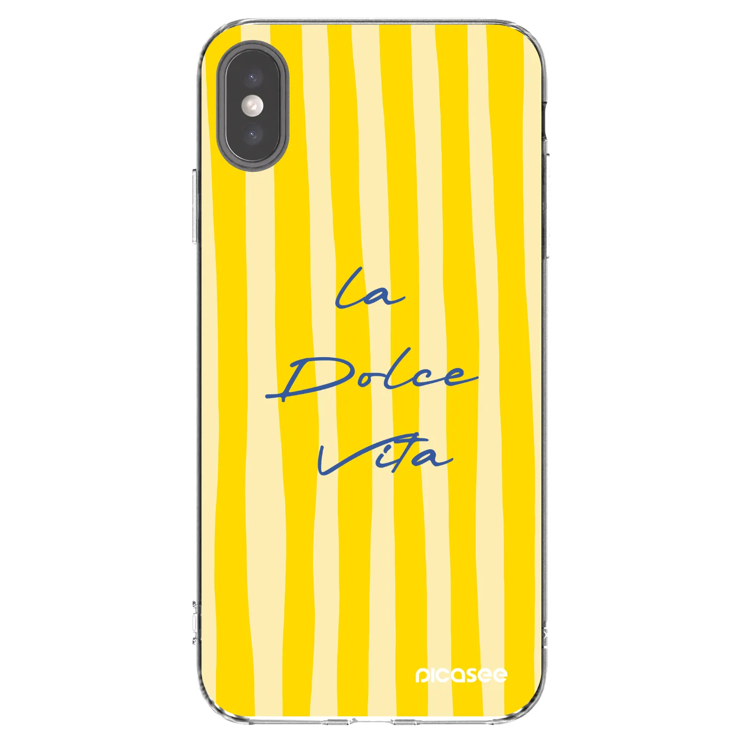 Picasee silikonový průhledný obal pro Apple iPhone XS Max - Ladolcevita