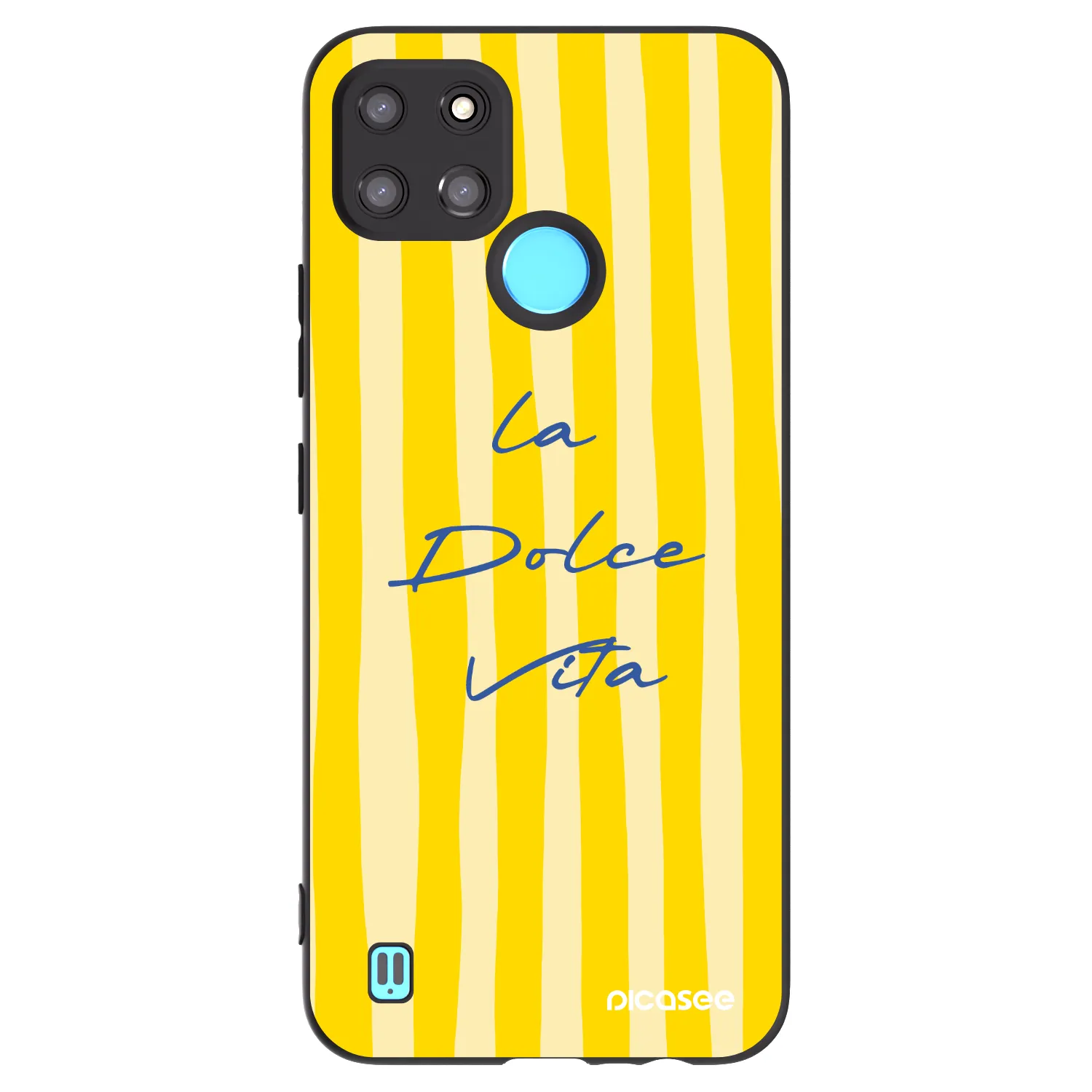 Picasee silikonový černý obal pro Realme C21Y - Ladolcevita