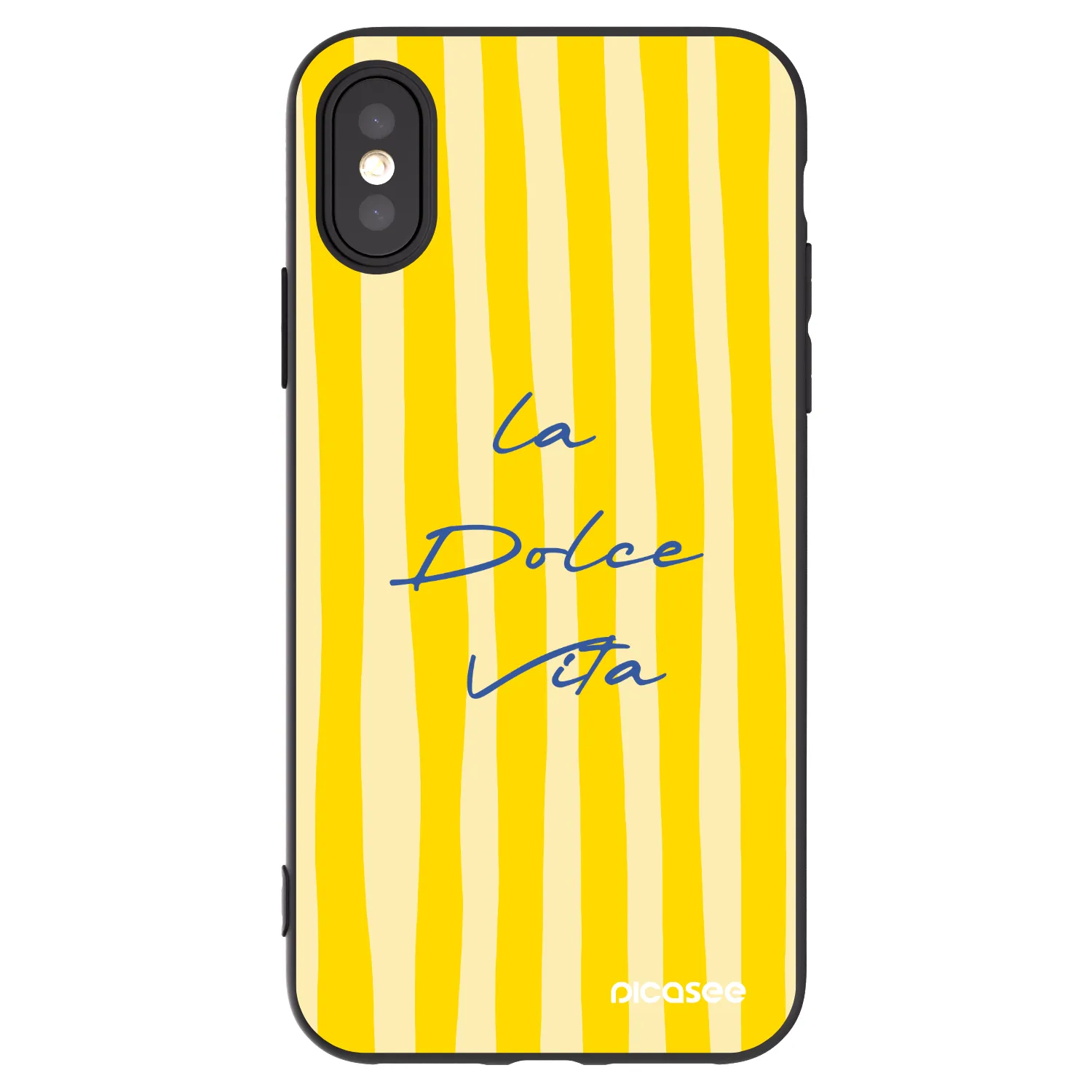Picasee silikonový černý obal pro Apple iPhone X/XS - Ladolcevita