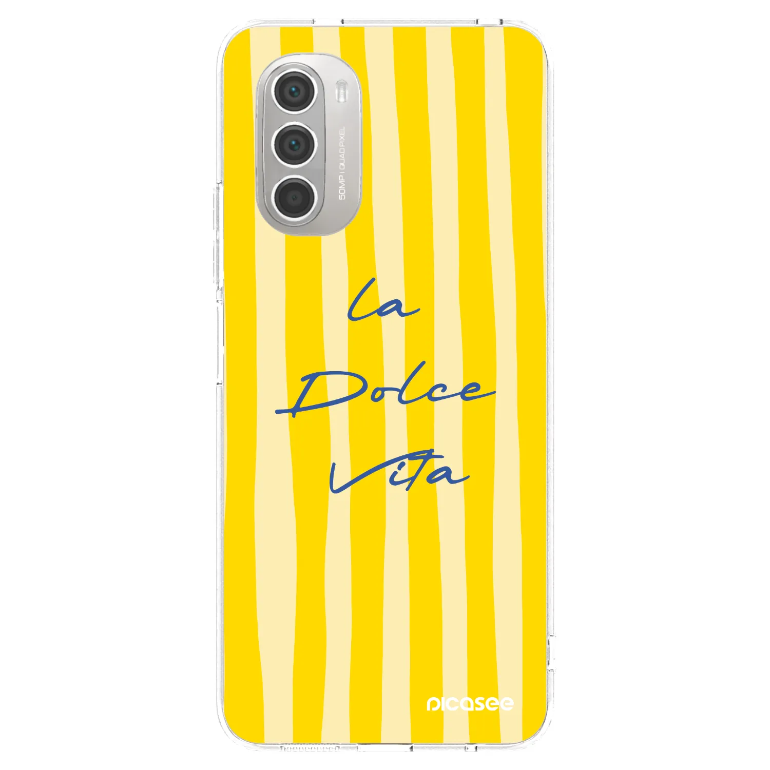 Picasee silikonový průhledný obal pro Motorola Moto G51 - Ladolcevita