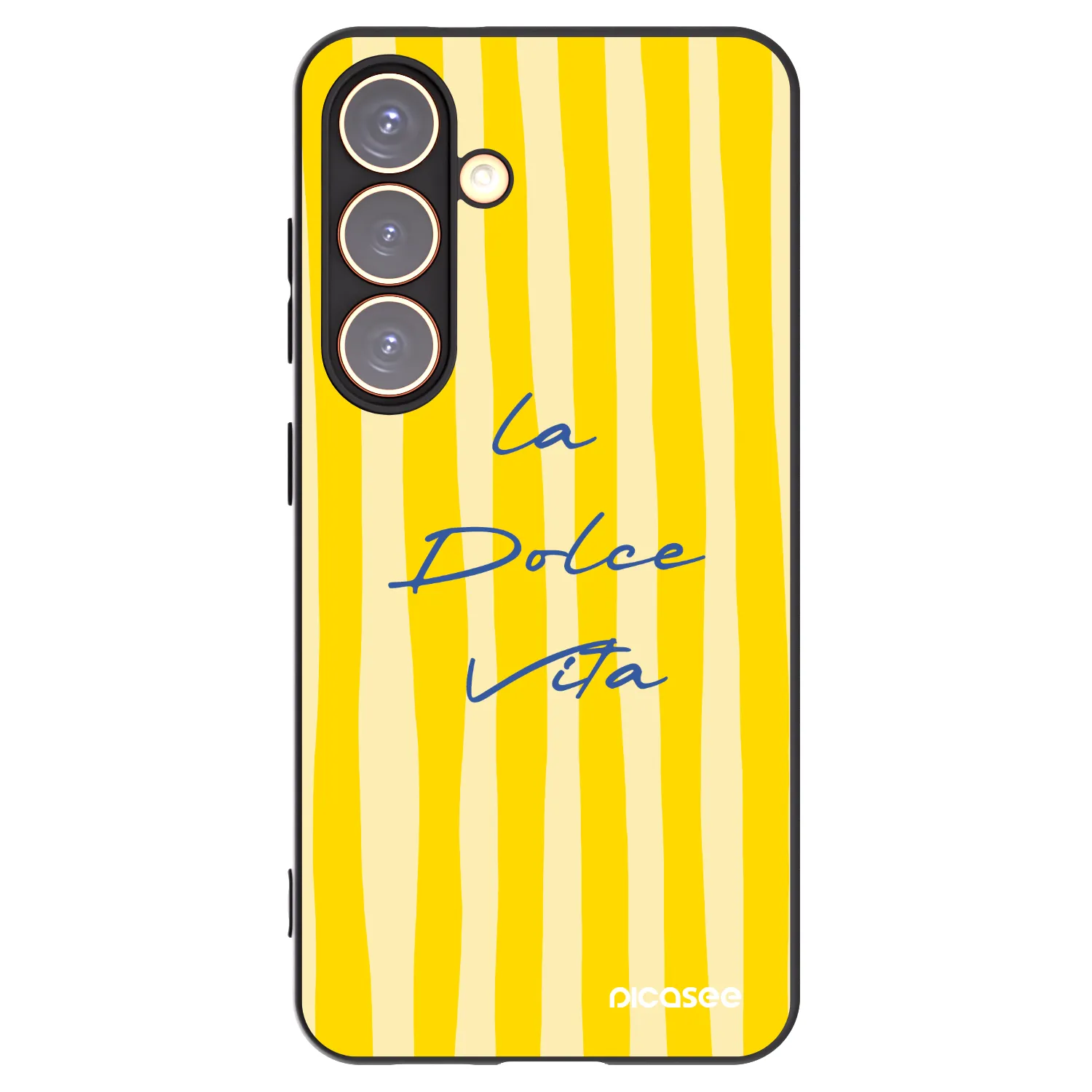 Picasee silikonový černý obal pro Samsung Galaxy S24 S921B 5G - Ladolcevita