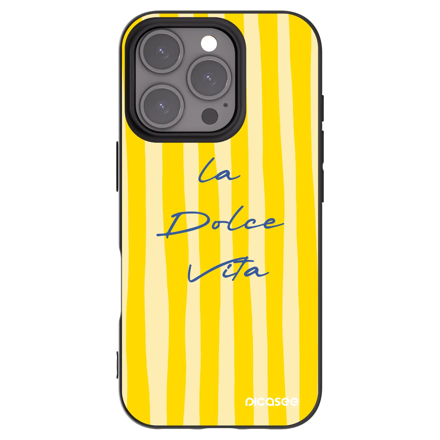 Picasee silikonový černý obal pro Apple iPhone 16 Pro - Ladolcevita