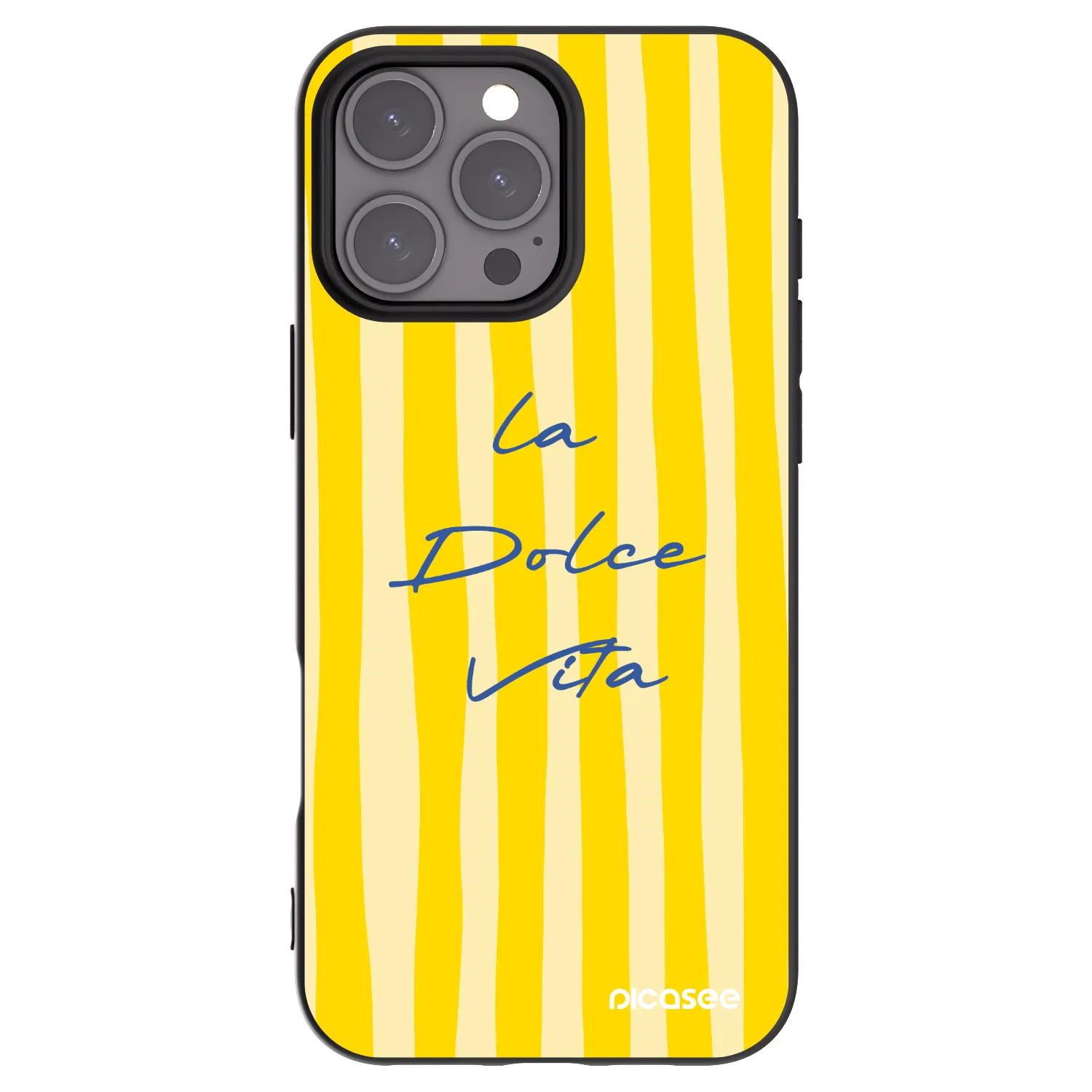 Picasee silikonový černý obal pro Apple iPhone 16 Pro Max - Ladolcevita
