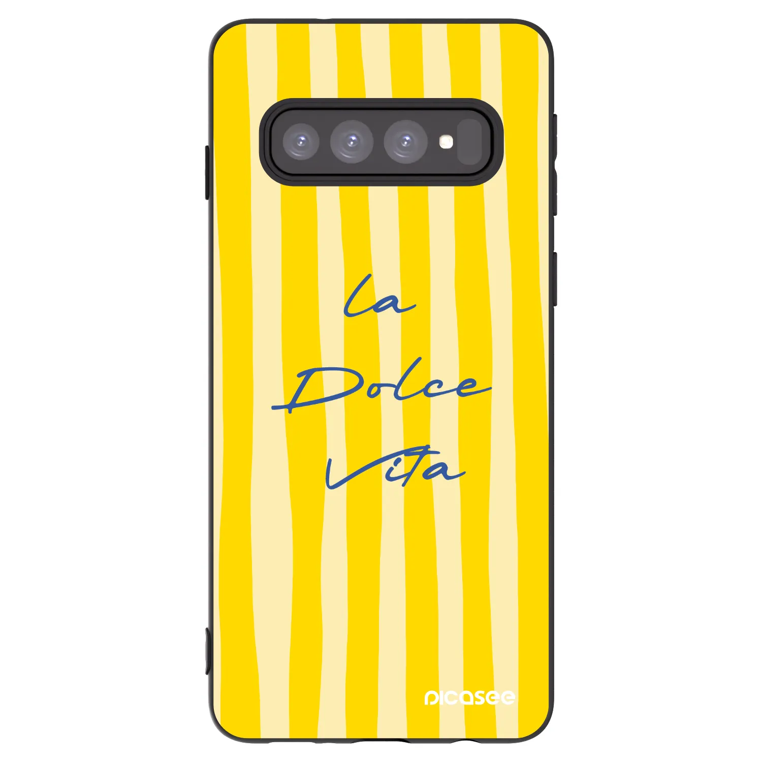 Picasee silikonový černý obal pro Samsung Galaxy S10 G973 - Ladolcevita