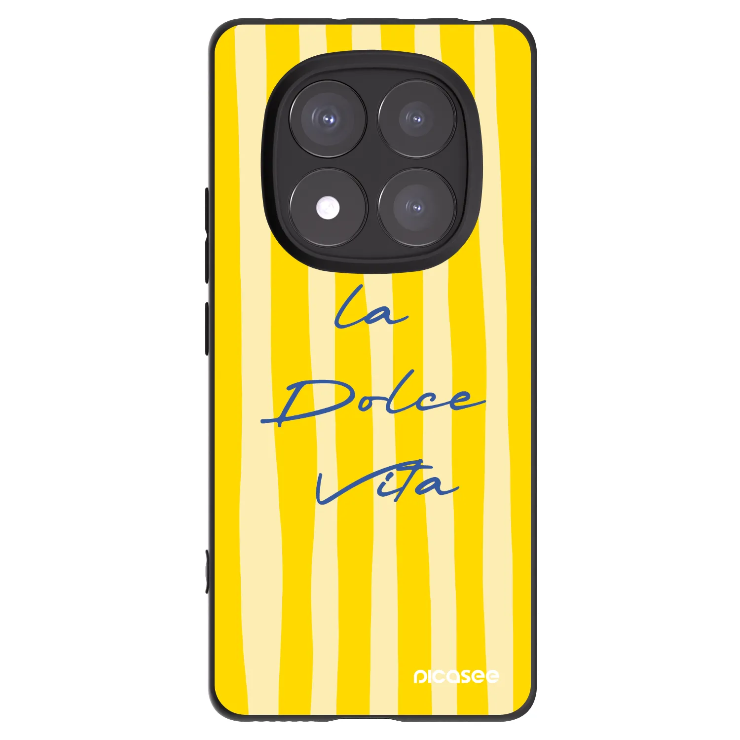 Picasee silikonový černý obal pro Xiaomi Redmi Note 14 Pro 5G - Ladolcevita