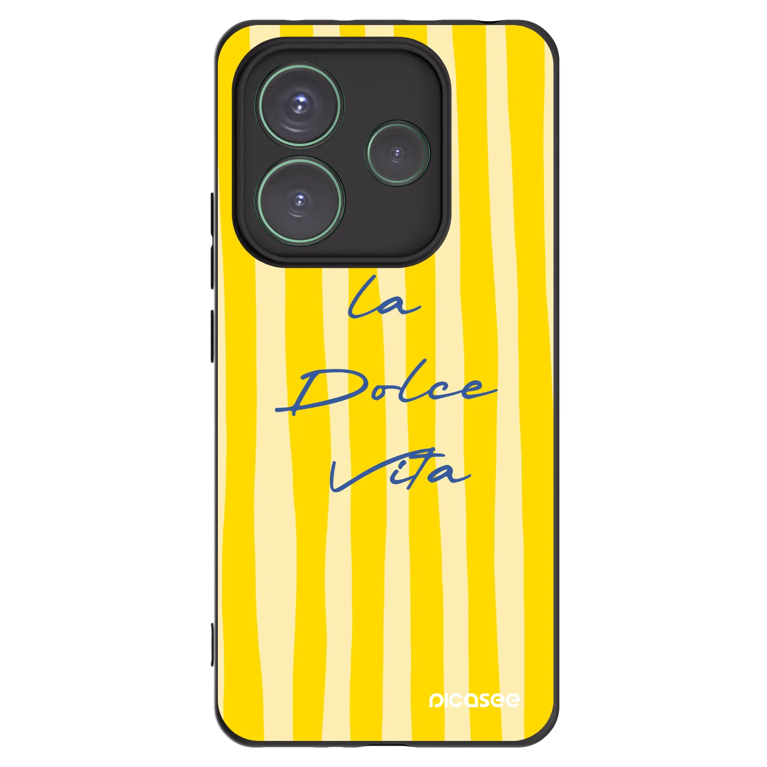 Picasee silikonový černý obal pro Xiaomi Redmi Note 14 5G - Ladolcevita