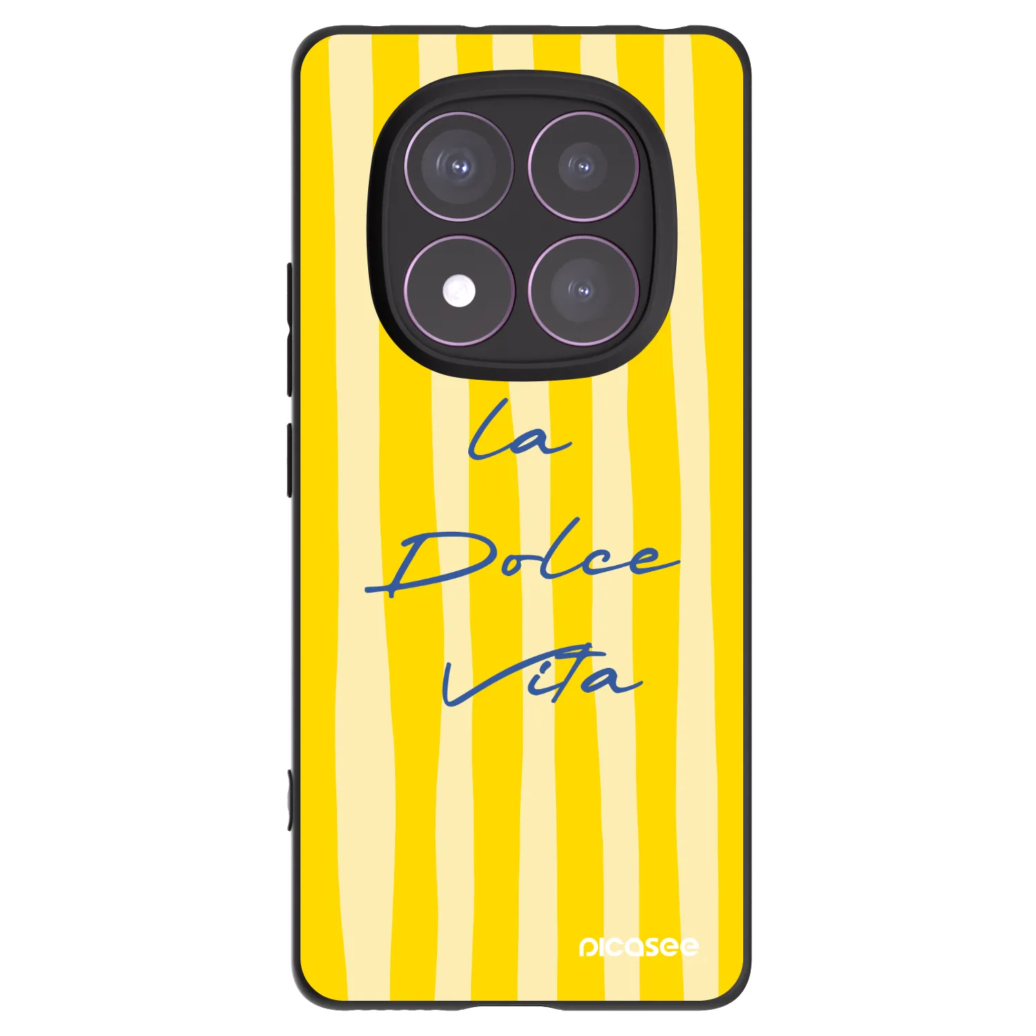 Picasee silikonový černý obal pro Xiaomi Redmi Note 14 Pro 4G - Ladolcevita