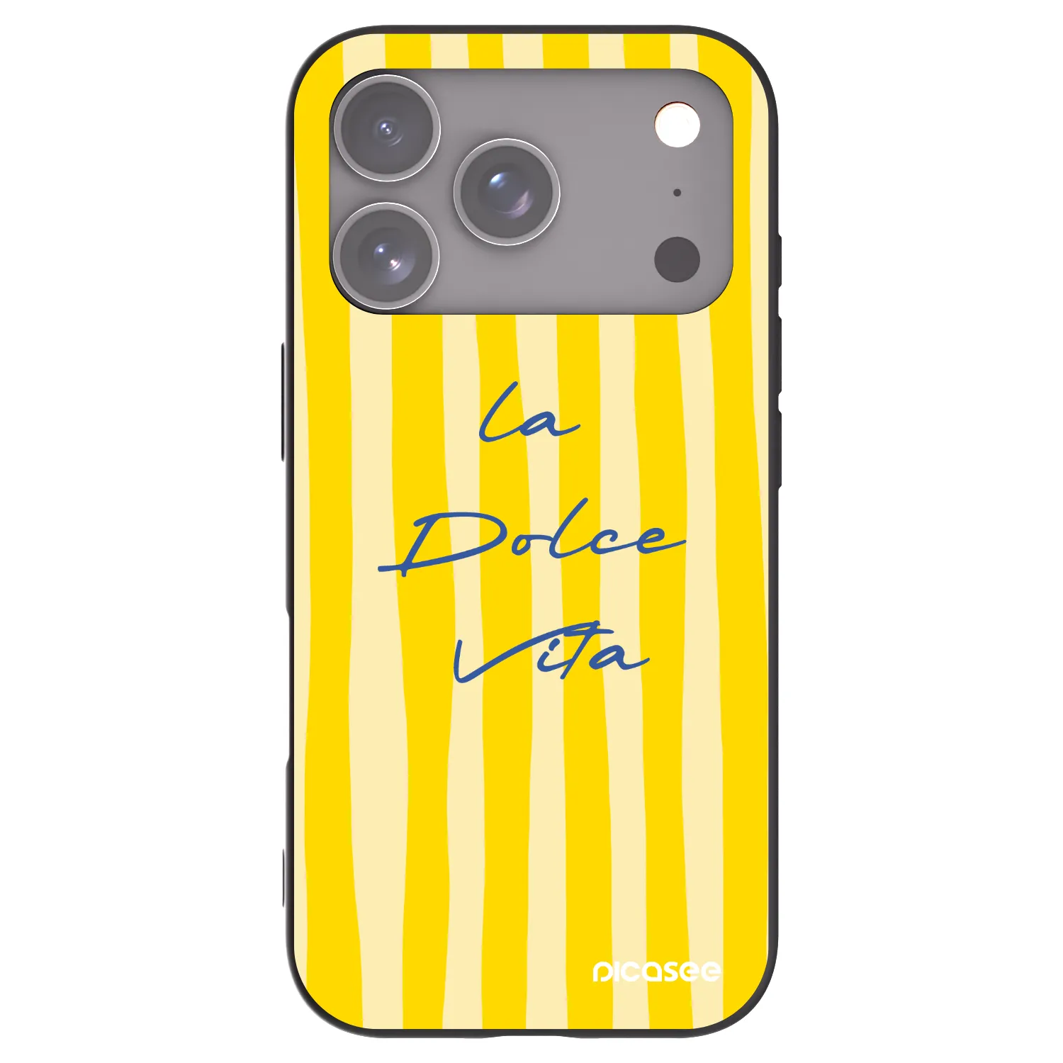 Picasee silikonový černý obal pro Apple iPhone 17 Pro - Ladolcevita