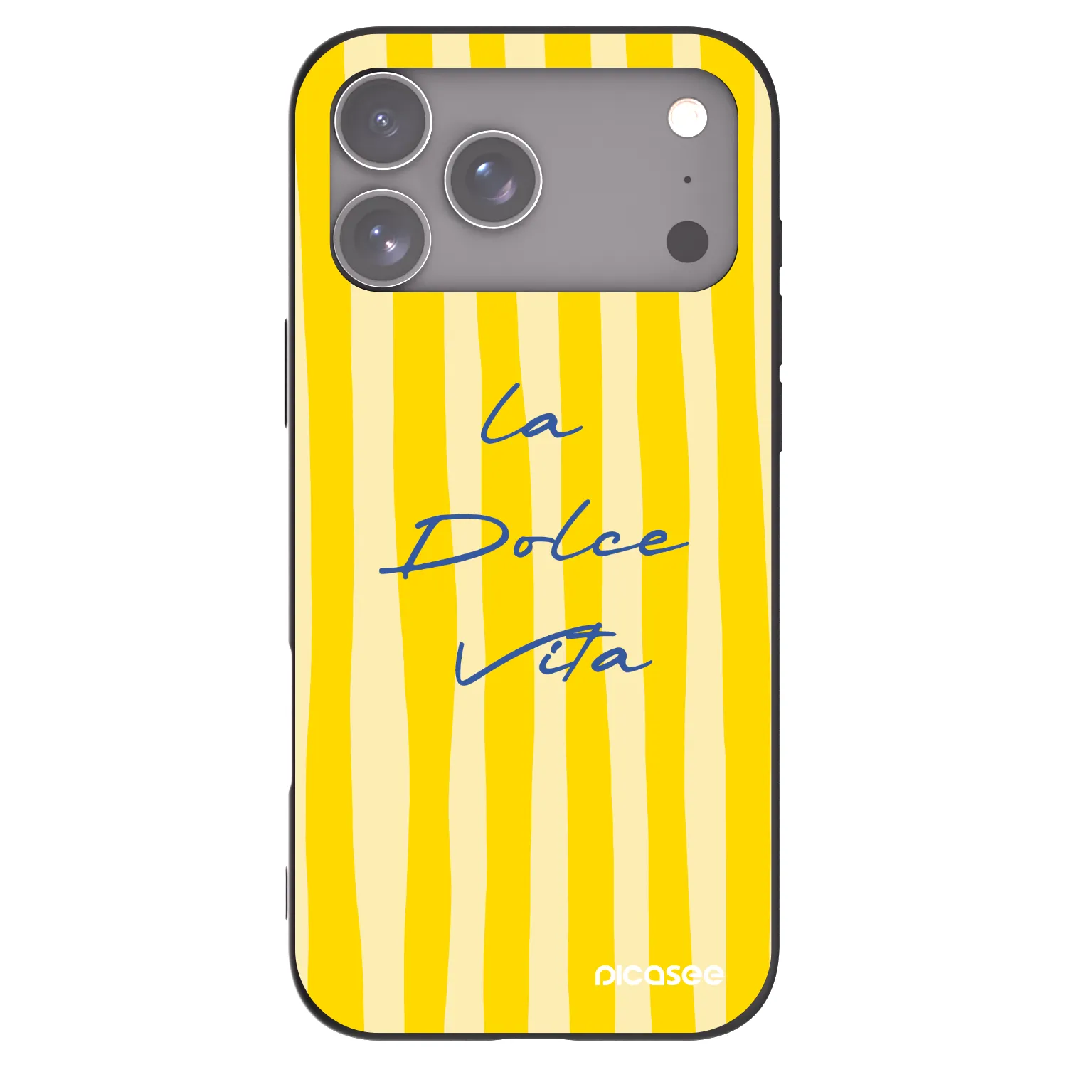 Picasee silikonový černý obal pro Apple iPhone 17 Pro Max - Ladolcevita