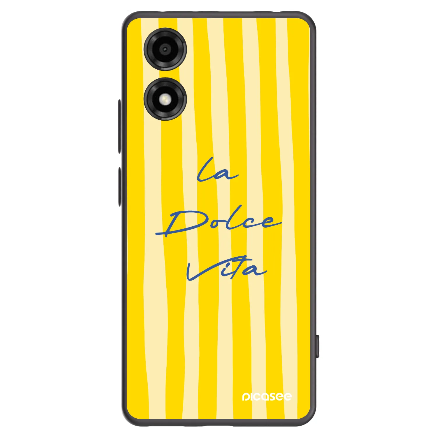Picasee silikonový černý obal pro Motorola Moto E14 - Ladolcevita