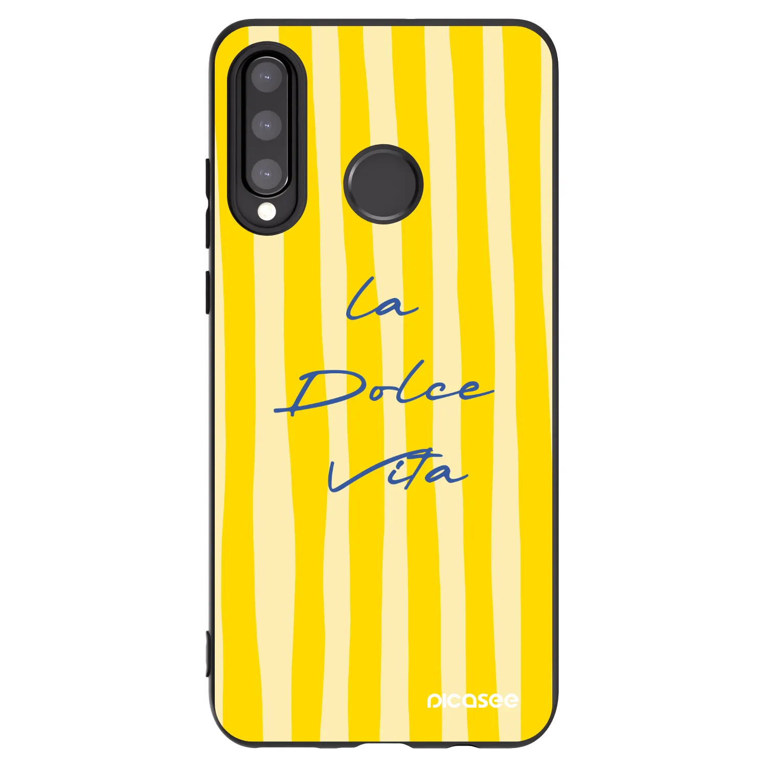 Picasee silikonový černý obal pro Huawei P30 Lite - Ladolcevita