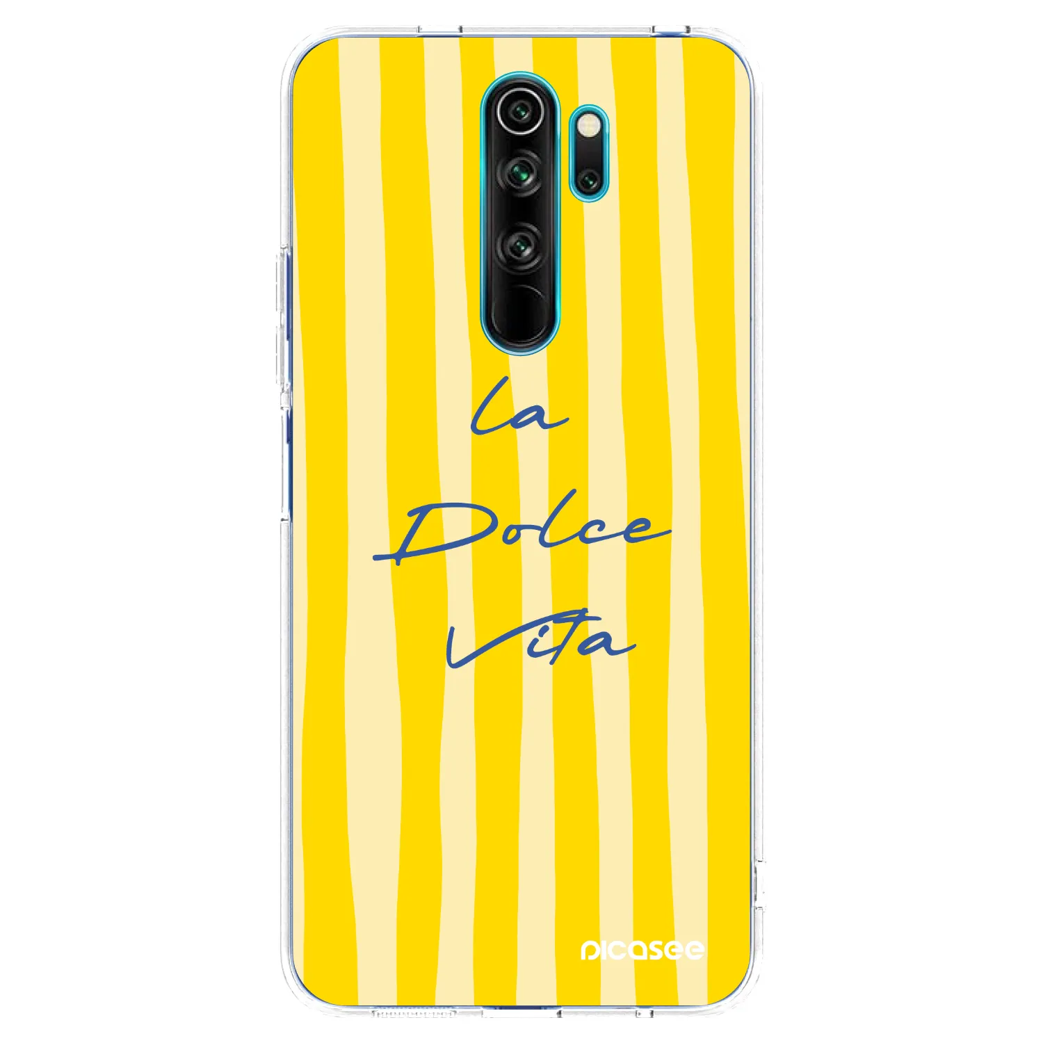 Picasee silikonový průhledný obal pro Xiaomi Redmi Note 8 Pro - Ladolcevita