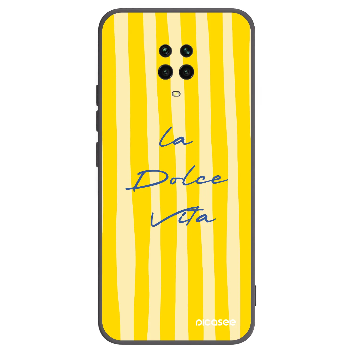 Picasee silikonový černý obal pro Xiaomi Redmi Note 9S - Ladolcevita