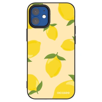 Picasee silikonový černý obal pro Apple iPhone 12 mini - Limoncella