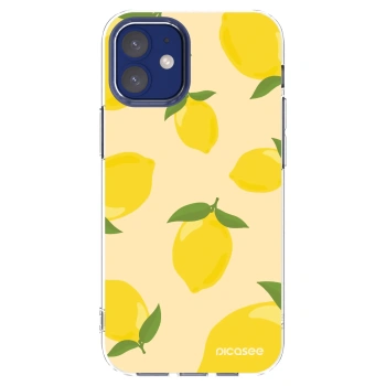 Picasee silikonový průhledný obal pro Apple iPhone 12 mini - Limoncella