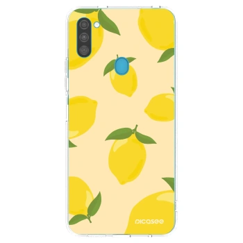 Picasee silikonový průhledný obal pro Samsung Galaxy M11 - Limoncella