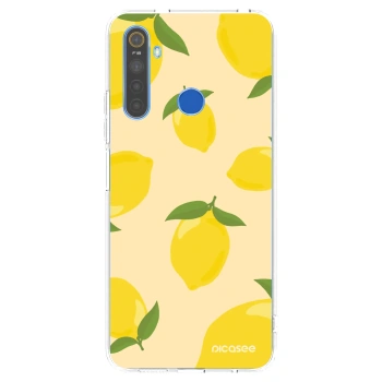 Picasee silikonový průhledný obal pro Realme 5 - Limoncella