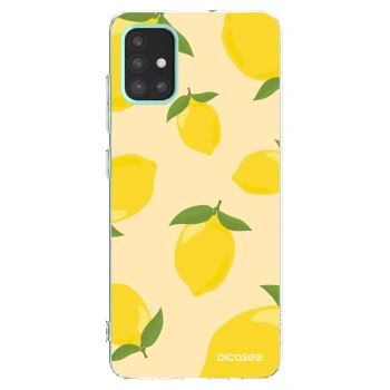Picasee silikonový průhledný obal pro Samsung Galaxy M31s - Limoncella