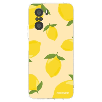 Picasee silikonový průhledný obal pro Xiaomi Poco F3 - Limoncella