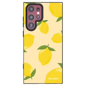 Picasee silikonový černý obal pro Samsung Galaxy S22 Ultra 5G - Limoncella