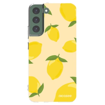 Picasee silikonový průhledný obal pro Samsung Galaxy S22+ 5G - Limoncella