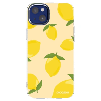 Picasee silikonový průhledný obal pro Apple iPhone 14 Plus - Limoncella