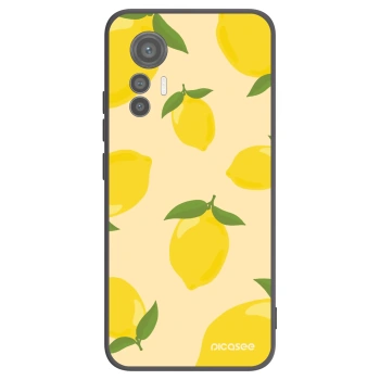 Picasee silikonový černý obal pro Xiaomi 12 Lite - Limoncella