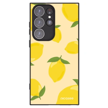 Picasee silikonový černý obal pro Samsung Galaxy S23 Ultra 5G - Limoncella