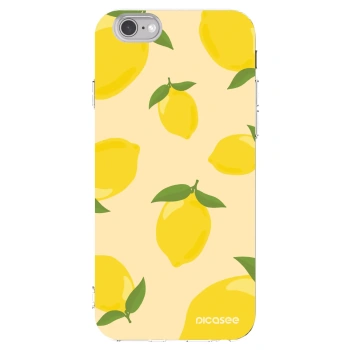 Picasee silikonový průhledný obal pro Apple iPhone 6/6S - Limoncella